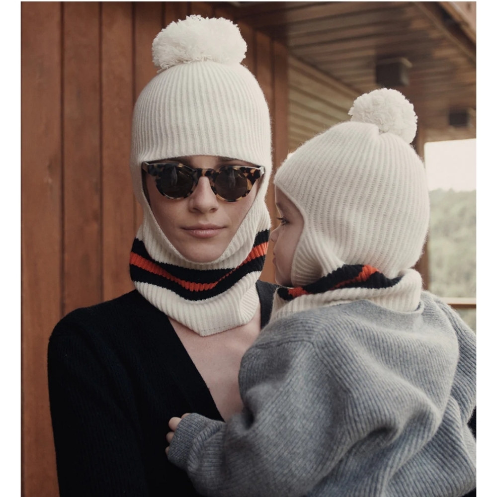 CASHMERE IN LOVE WIRA BALACLAVA BEANIE HAT